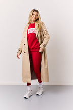 Red High Waisted Sculpt and Control Leggings