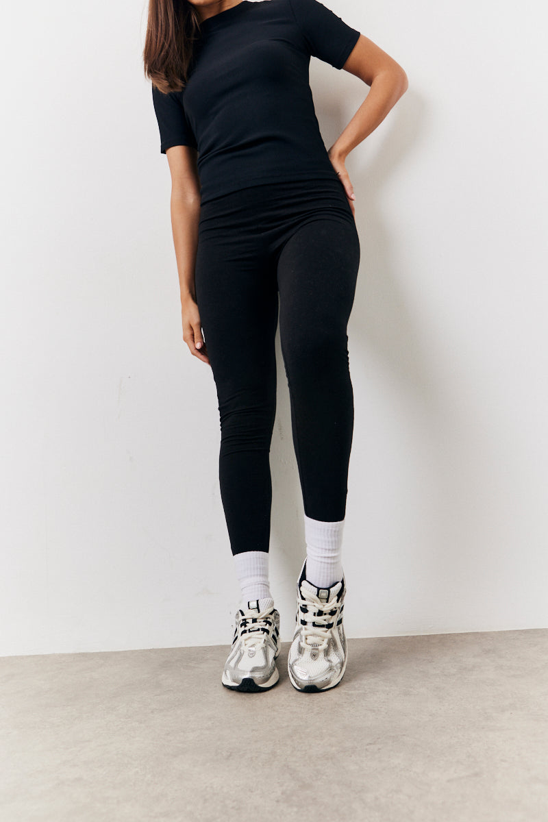 Black 2 Pack Jersey Legging