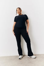 Black 2 Pack Jersey Kickflare and Legging