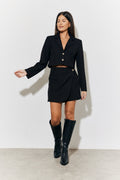 Tailored Wrap Mini Skort