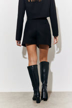Tailored Wrap Mini Skort