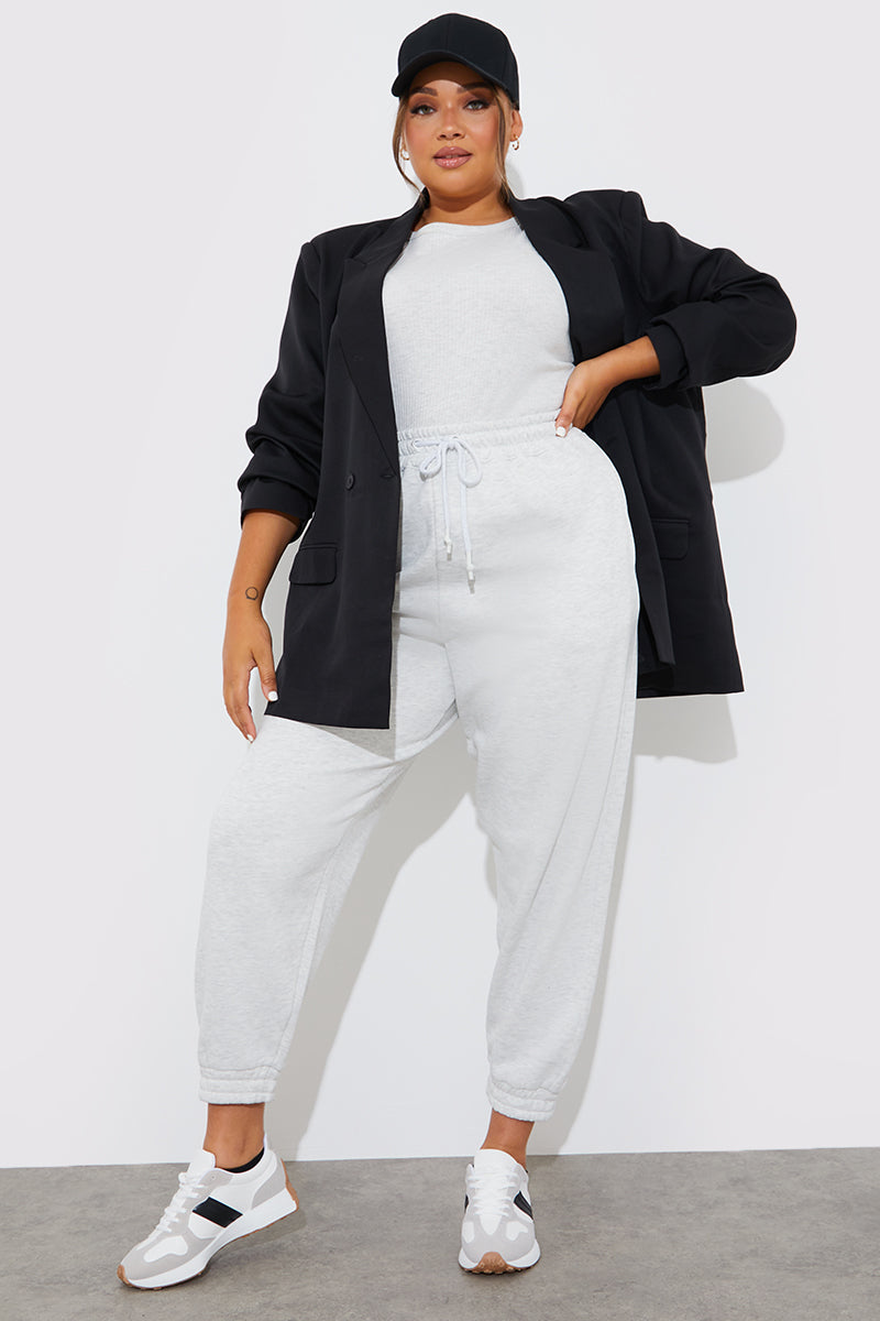 Fleeceback Cuff Oversized Joggers