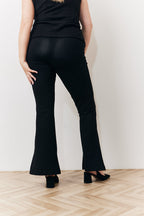Occasion Black Flare Trousers