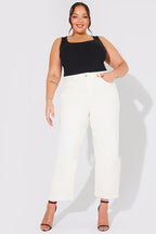 Ankle Grazer Straight Leg Jean