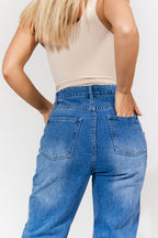 Sofia Straight Leg Mom Jeans