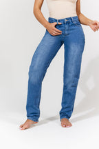 Sofia Straight Leg Mom Jeans