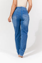 Sofia Straight Leg Mom Jeans