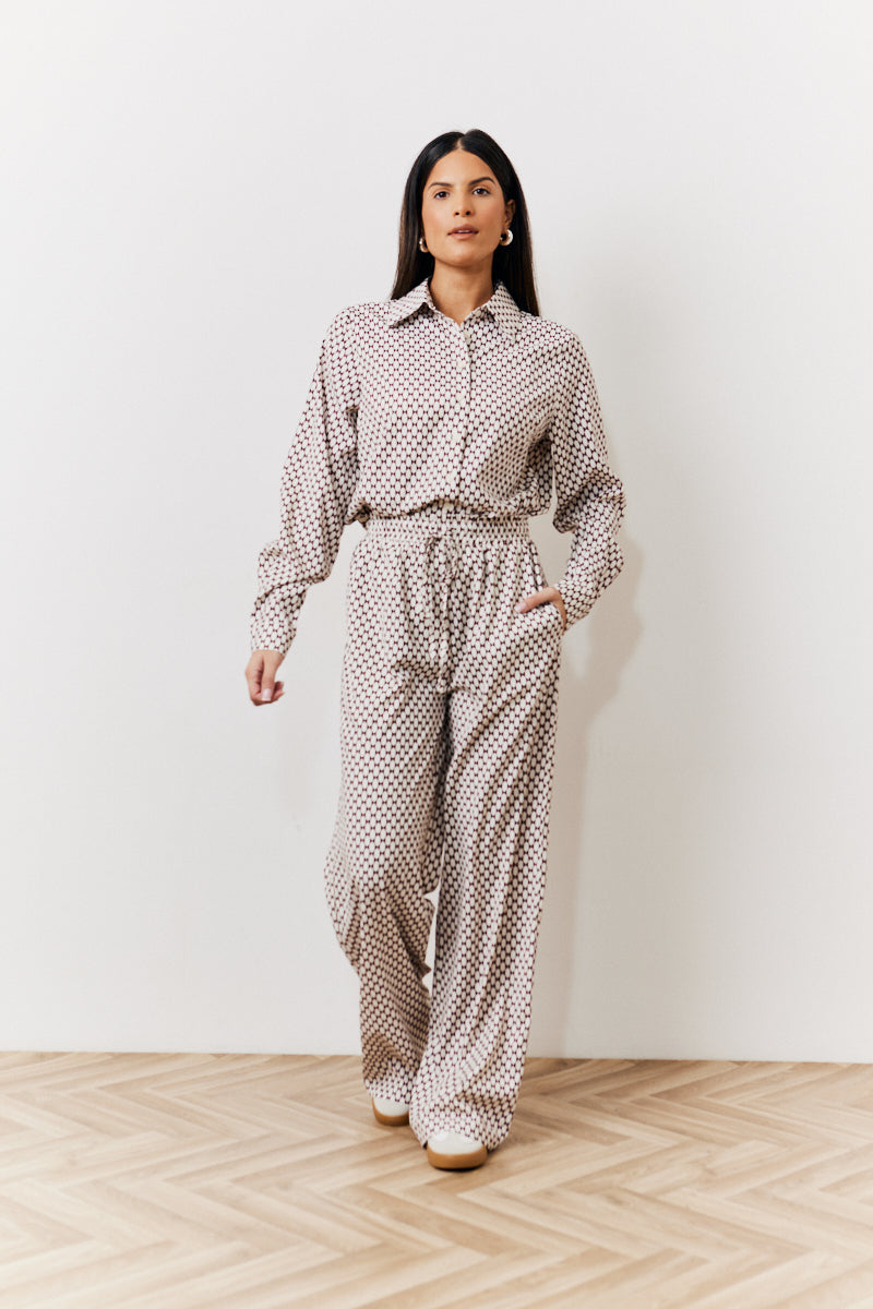 Geo Printed Relaxed Shirt