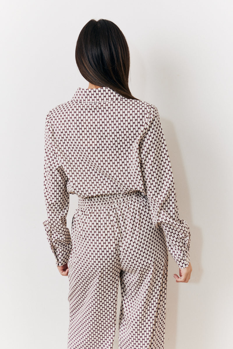 Geo Printed Relaxed Shirt