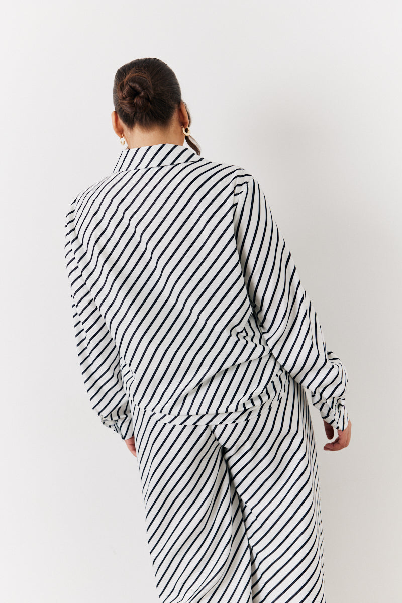 Black & White Striped Shirt