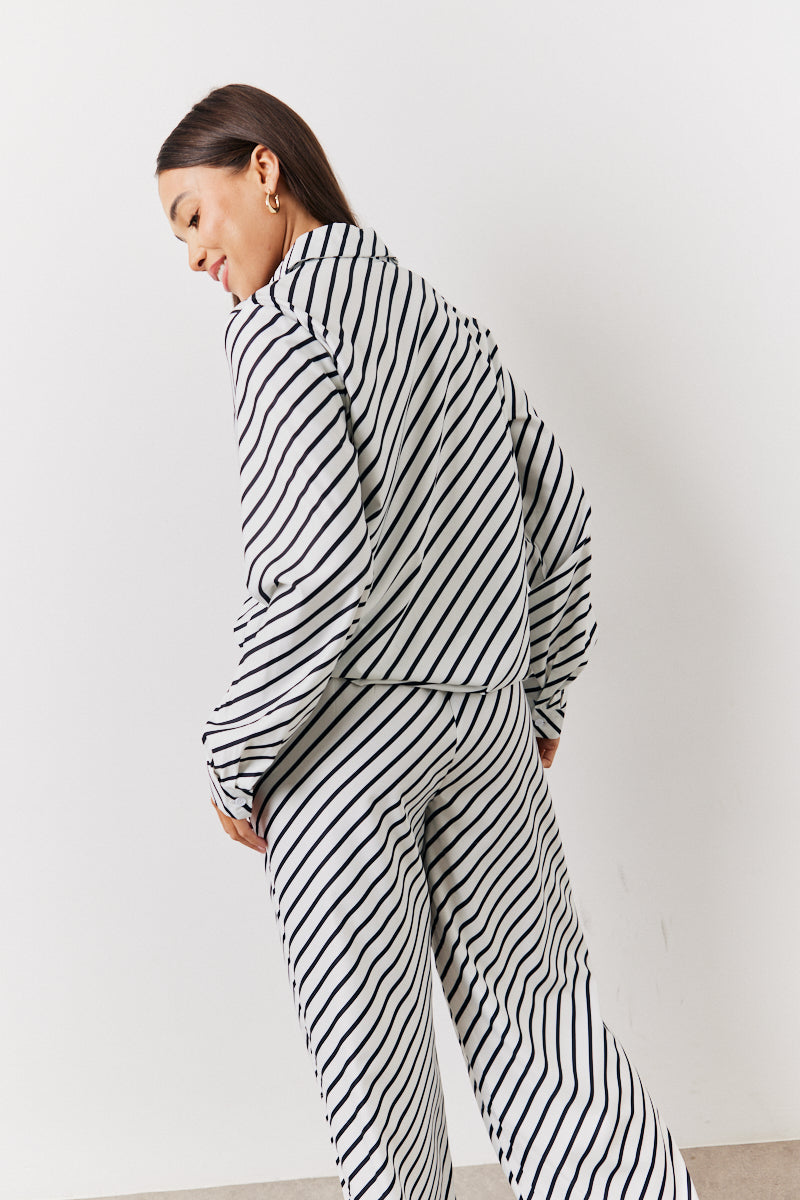 Black & White Striped Shirt