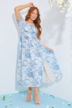Floral Milkmaid Midi Dress