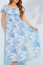 Floral Milkmaid Midi Dress