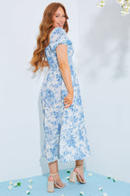 Floral Milkmaid Midi Dress