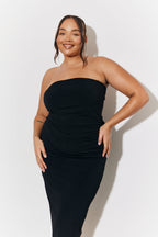Magic Sculpting Bandeau Bodycon Midi Dress