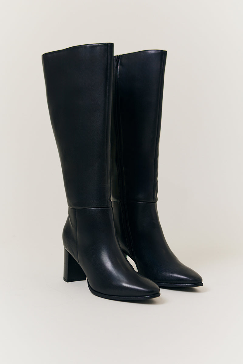 Kylie Heeled High Leg Boot