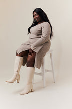 Kylie Heeled High Leg Boot