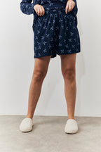 Bow Print Long Sleeve and Short PJ Set