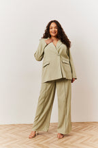 Sage Relaxed Blazer