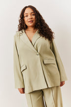 Sage Relaxed Blazer