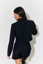 Cropped Tailored Blazer