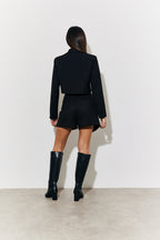 Cropped Tailored Blazer