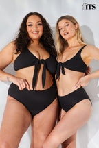 Sculpt and Control Crinkle High Waisted High Leg Bikini Brief