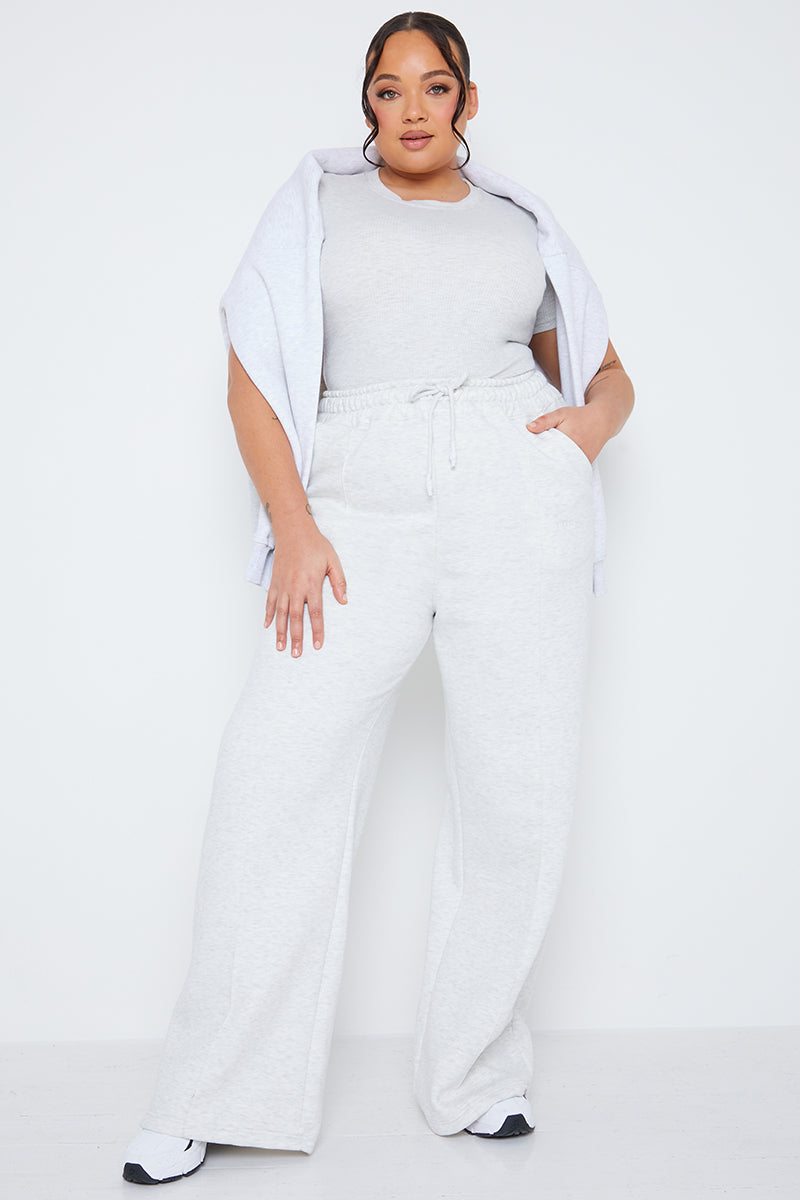 Ribbed Crew Neck Short Sleeve Bodysuit