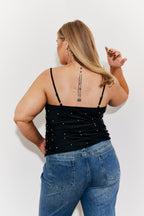 Pearl Embellished Cami Top