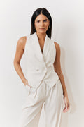 Cream Tux Waistcoat