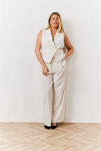 Cream Tux Waistcoat
