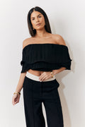 Ultimate Ruffle Bandeau Top