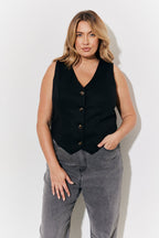 Tailored Button Through Waistcoat