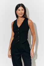 Tailored Button Through Waistcoat