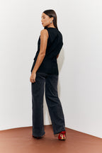 Longline Pocket Detail Waistcoat