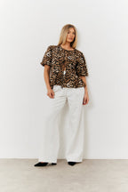 Wide Leg Tailored Trouser