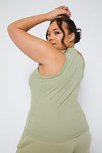 Ribbed Racer Vest