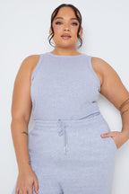Ribbed Racer Vest