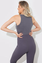 More Sustainable Ribbed Racer Vest