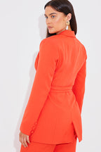 Tailored Belted Blazer
