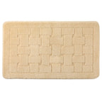 Orkney Cream Crosshatch Bath Mat