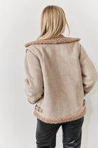 2 In 1 Aviator Coat Gilet
