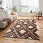 Olympia GR224 Beige/Brown Geometric Rug