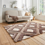 Olympia GR224 Beige/Brown Geometric Rug
