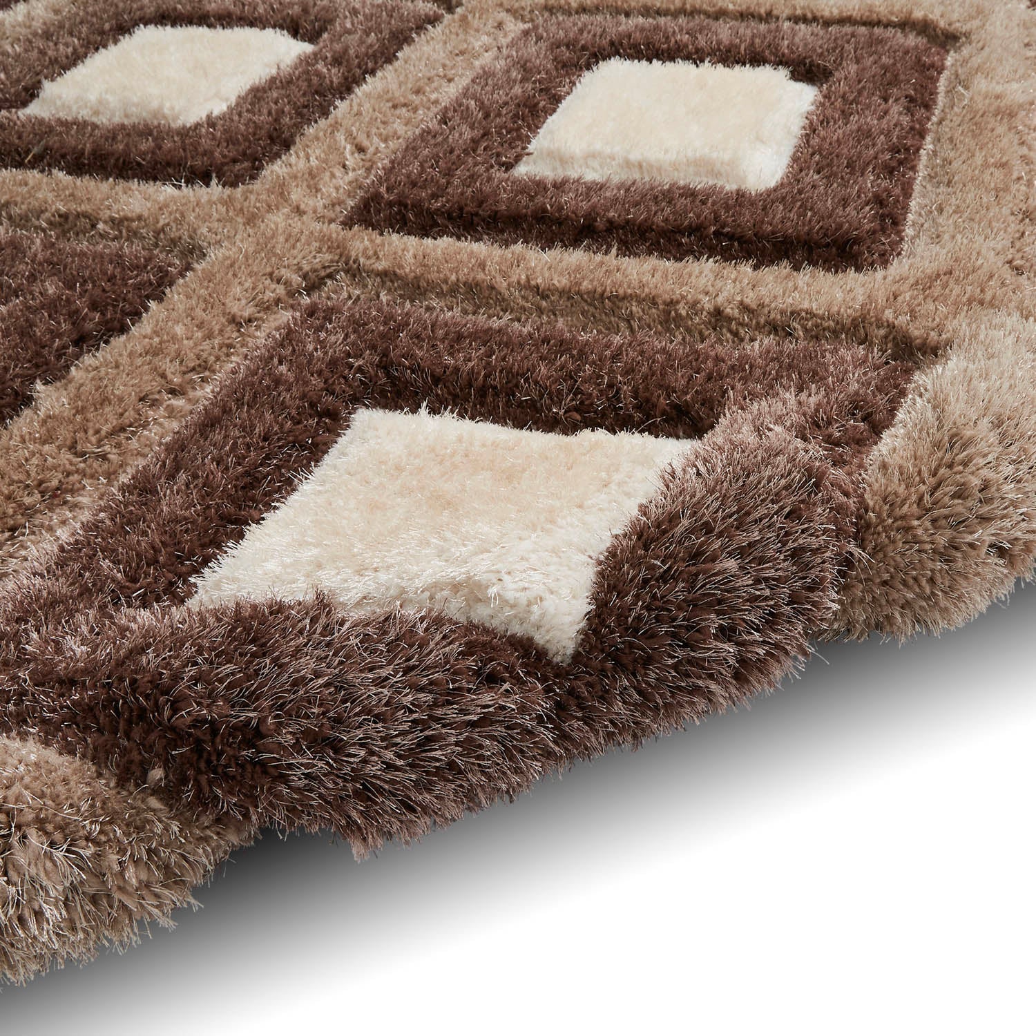 Olympia GR224 Beige/Brown Geometric Rug