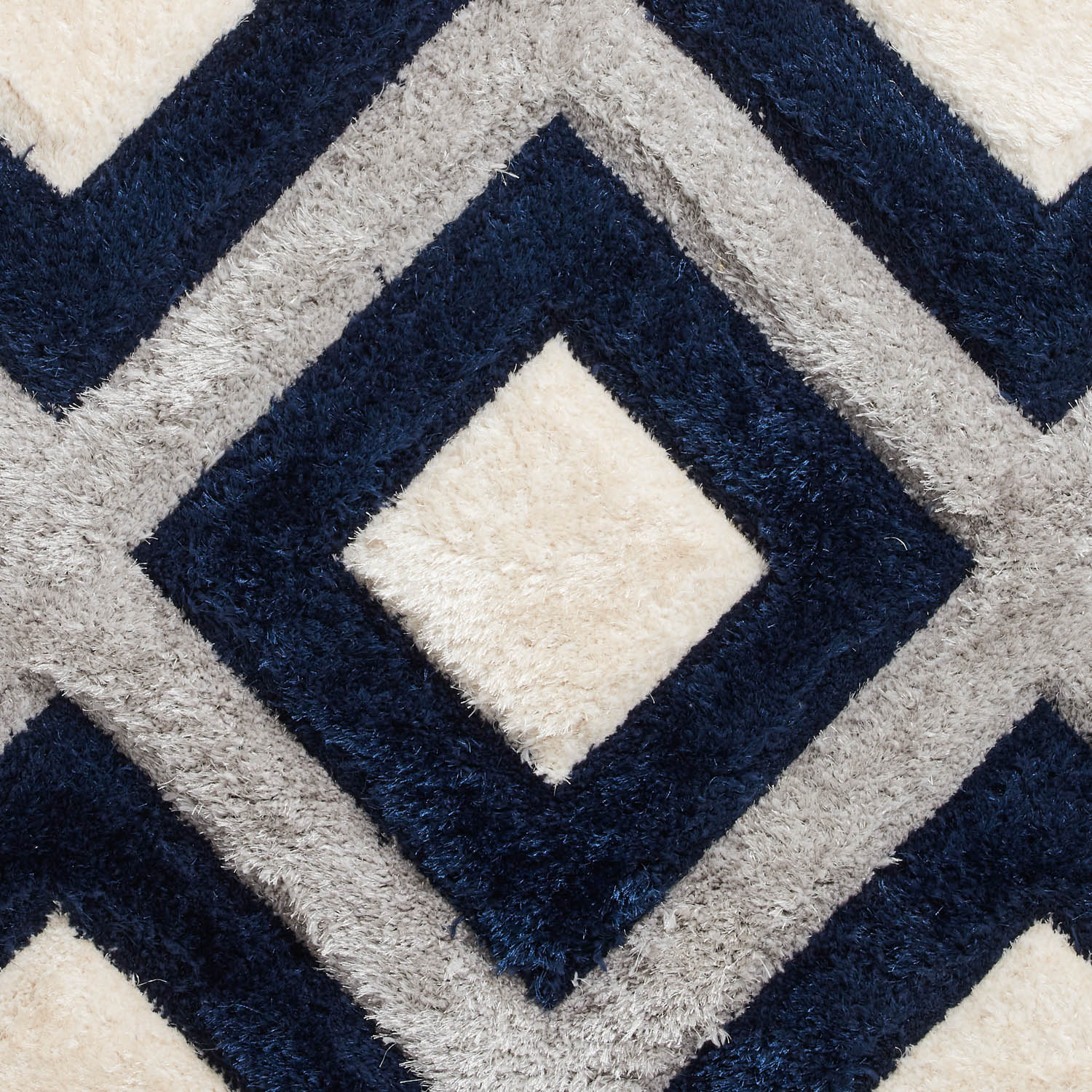 Olympia GR224 Grey/Navy Geometric Rug