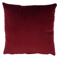 Opulence Burgundy Velvet Cushion Cover (50cm x 50cm)