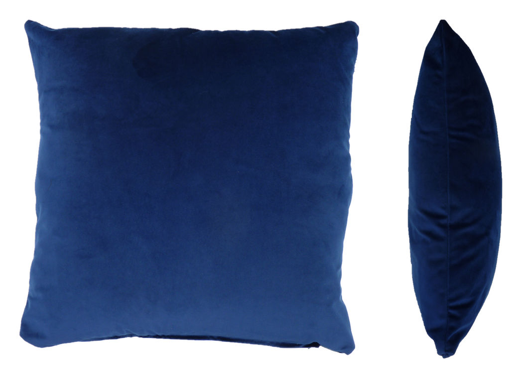 Opulence Royal Blue Velvet Cushion Cover (50cm x 50cm)