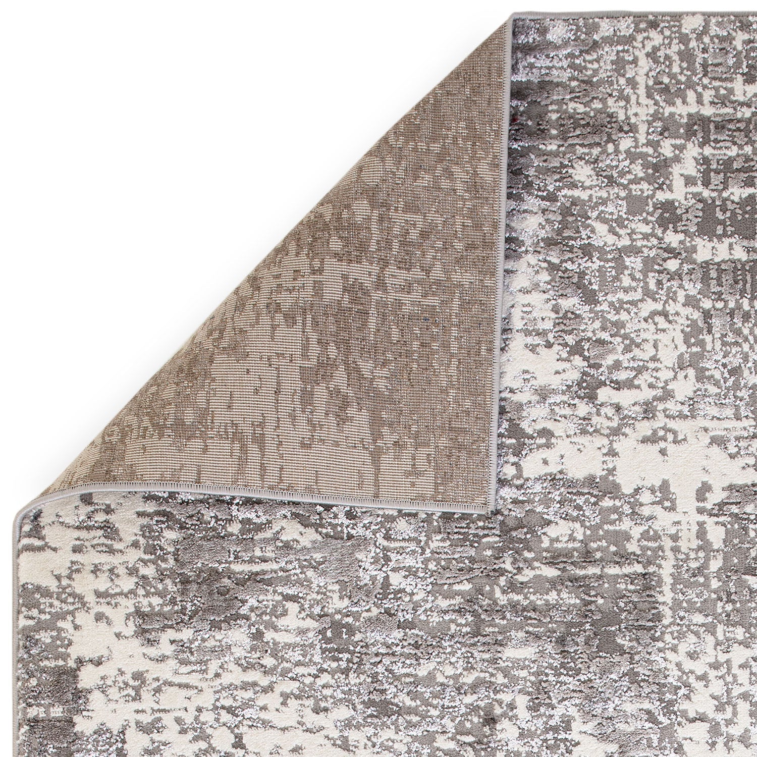 Orion OR05 Abstract Silver Rug