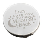 Personalised 'Love You to the Moon & Back' Compact Mirror